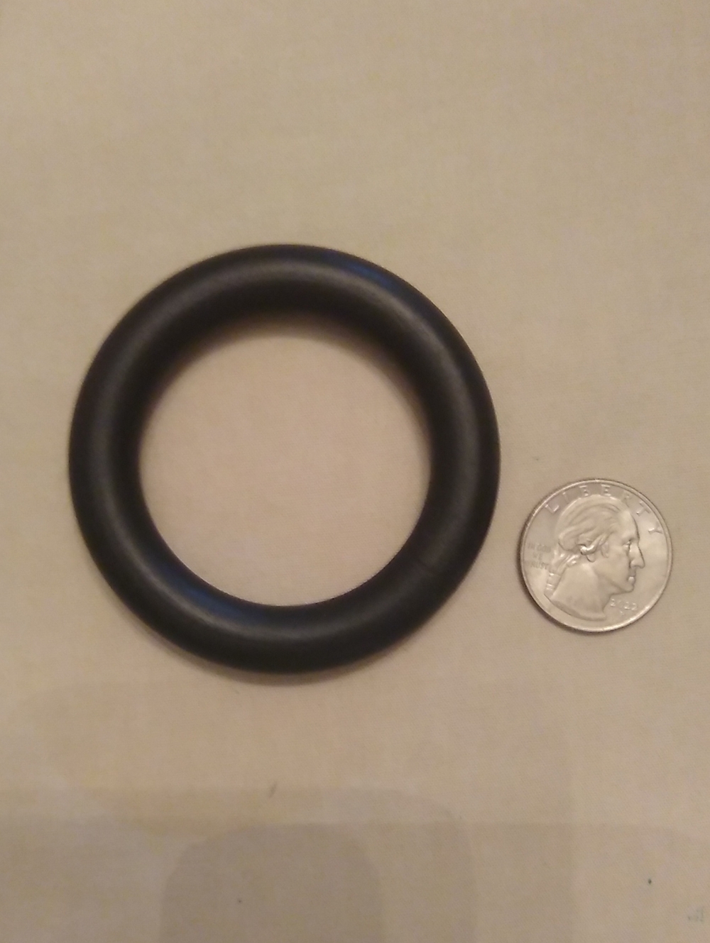 Black Rubber C-ring, #8